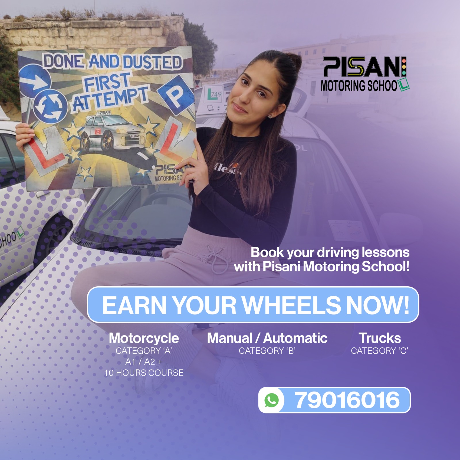 Earn Your Wheels Now