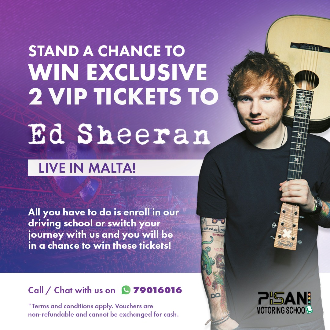 Ed Sheeran Tickets Promotion